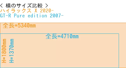 #ハイラックス X 2020- + GT-R Pure edition 2007-